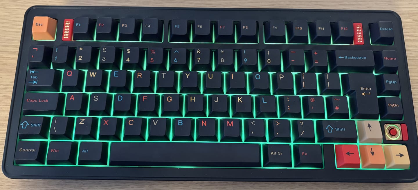 Customer photo review of Evoworks - Evo75 Wireless Custom Mechanical Keyboard - ISO & AZERTY (Pre-Order)
