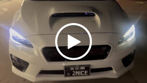 Customer video review of Custom Japanese License Plate - Vanity & Magnetic Cover