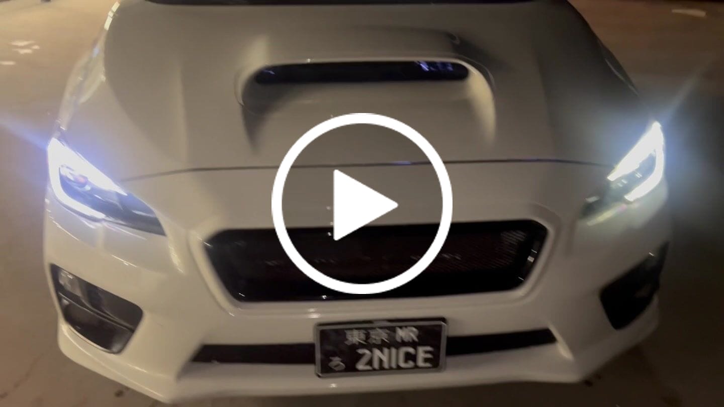 Customer video review of Custom Japanese License Plate - Vanity & Magnetic Cover