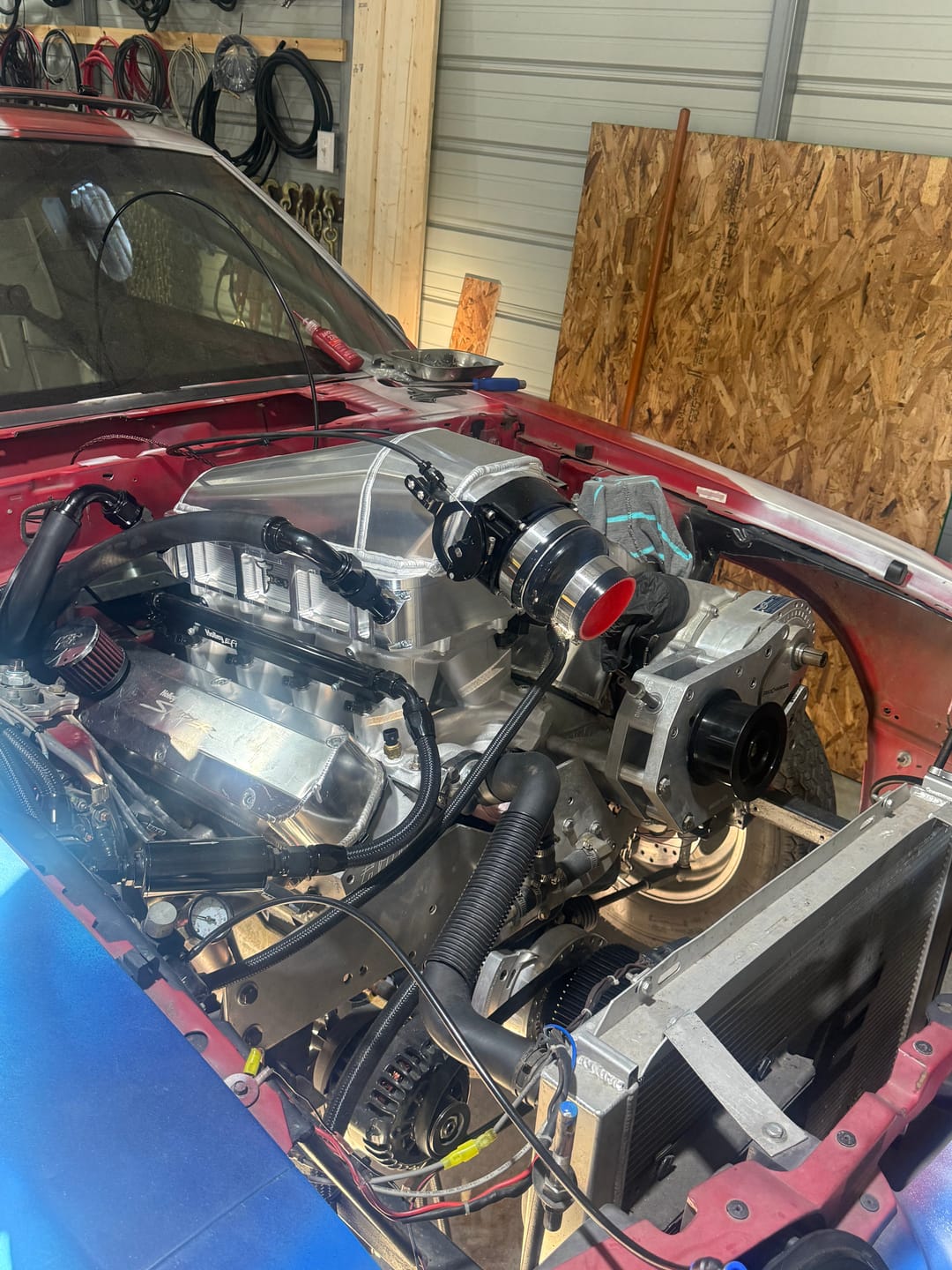 Customer photo review of ICON Race 102/105mm Cable Drive Throttle Body (Black) w/ Interchangeable Connection