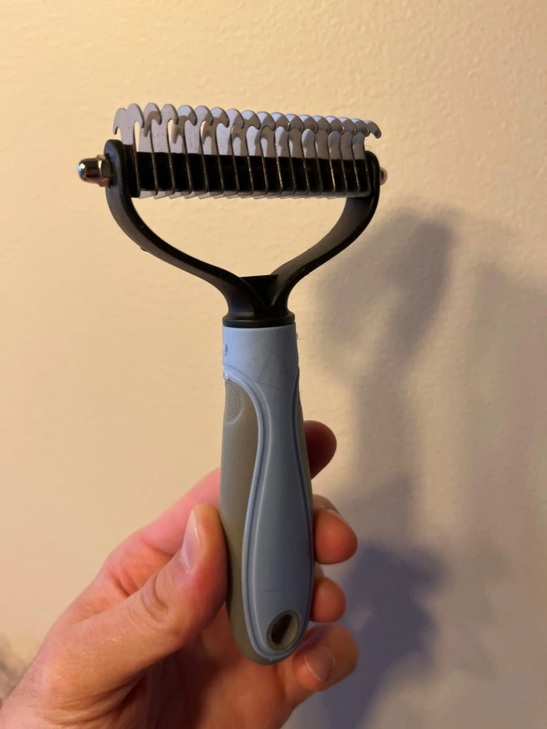 Customer photo review of FurFlow Dog Deshedding Undercoat Rake Brush | Ultimate Dog Grooming Tool