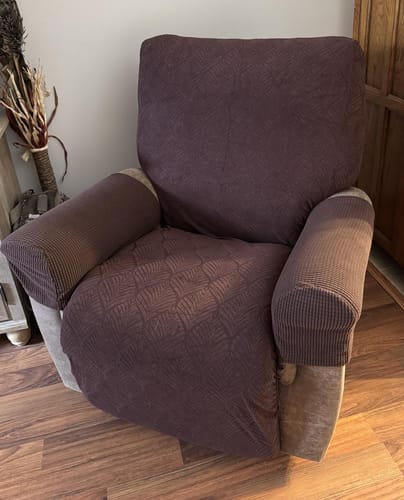 Customer photo review of 100% Waterproof Stretch Recliner Sofa Slipcovers for Pets, Dogs, Kids