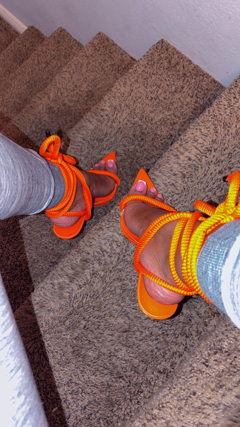 Customer photo review of Preorder- Wyatt In Orange (ships 4/6-4/13)