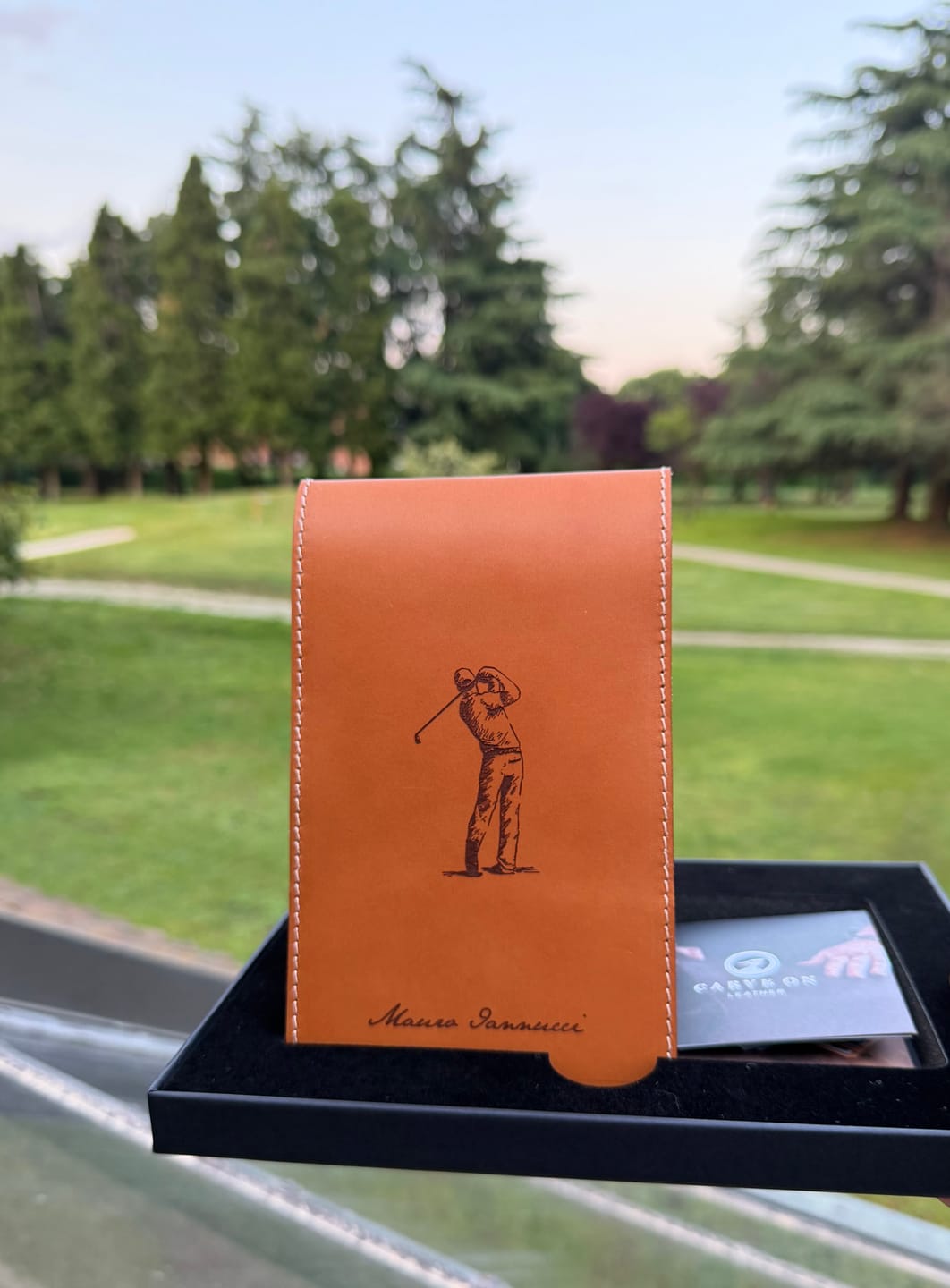 Customer photo review of Yardage Book Cover