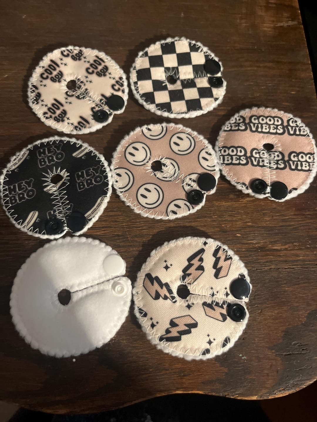 Customer photo review of Cool Boy Feeding tube pads