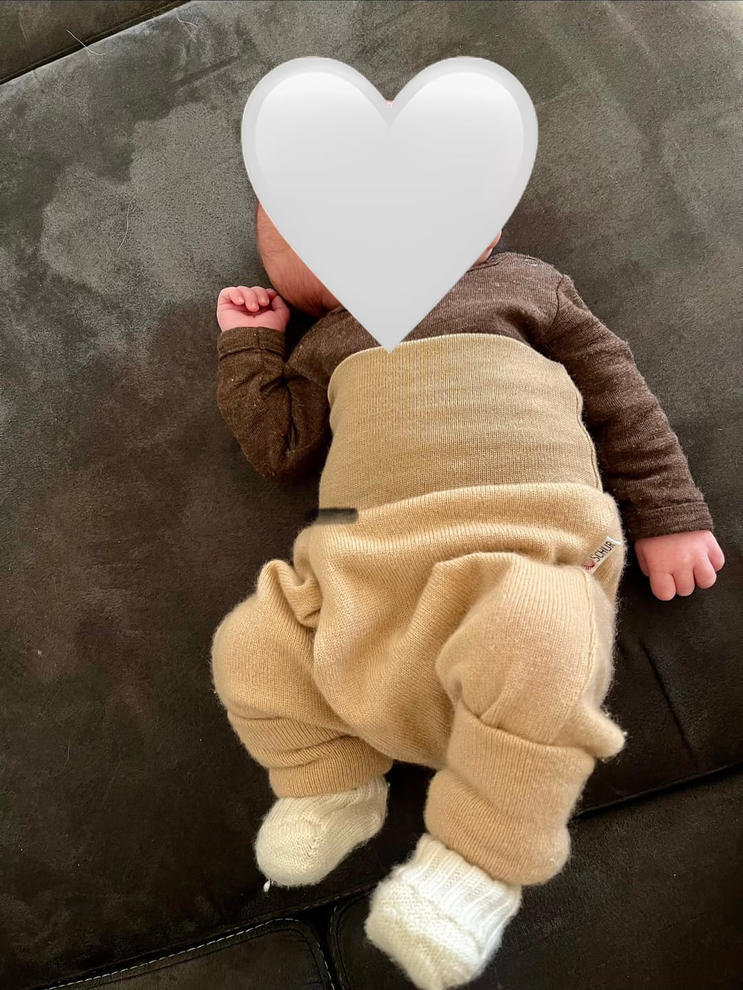 Customer photo review of Kaschmir Baby Mitwachshose