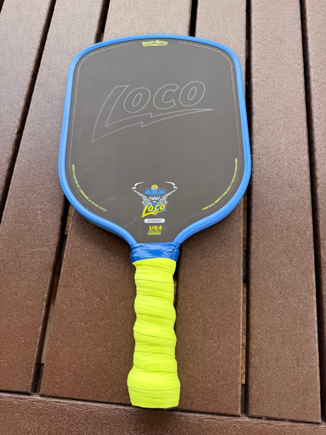 Customer photo review of The Loco 16mm Pickleball Paddle Standard