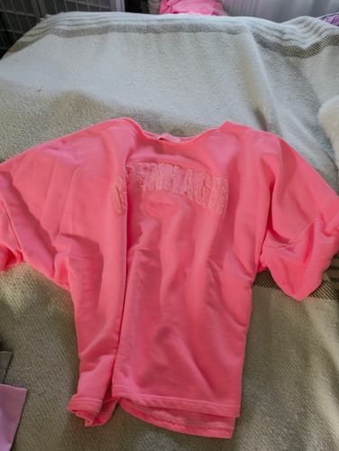 Customer photo review of Kurz Arm Sweater pink COPENHAGEN GIRL