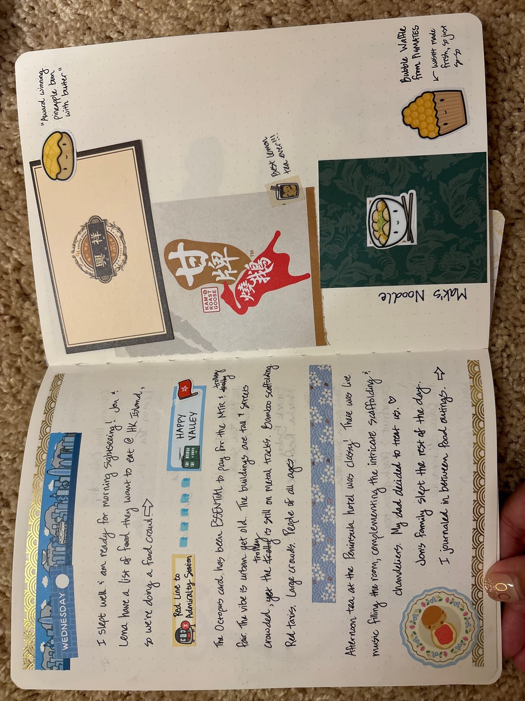 Customer photo review of Let's Travel Mini Journals (Set of 2)