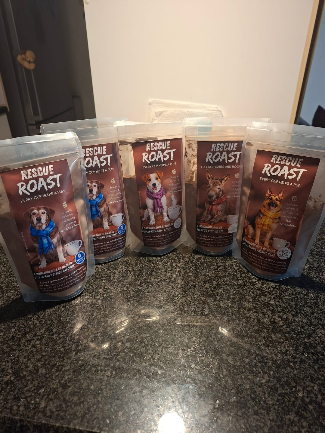 Customer photo review of Hot Chocolate - Silver Paws Senior Sanctuary