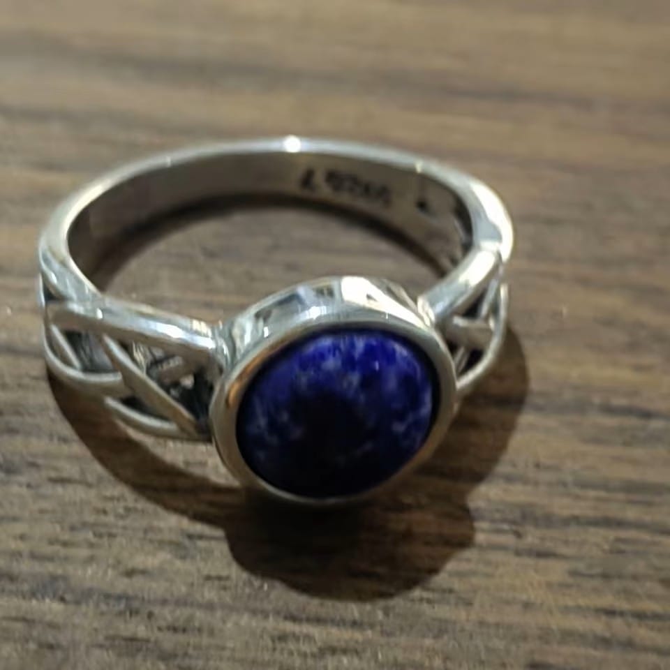 Customer photo review of Ginsei - Bague Argent et Lapis Lazuli