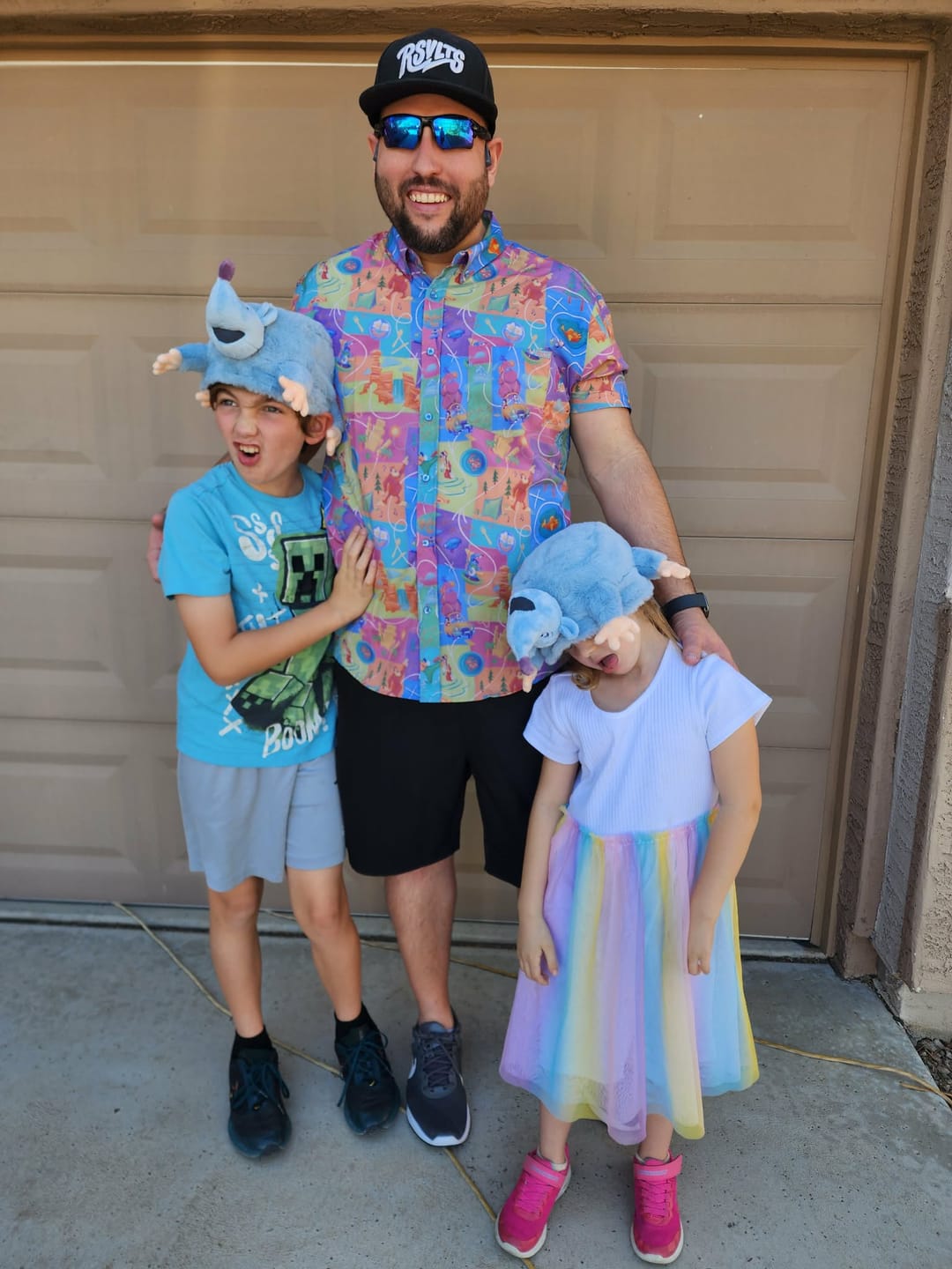 Customer photo review of Disney's A Goofy Movie "Lester's Possum Pal" – Plush Hat