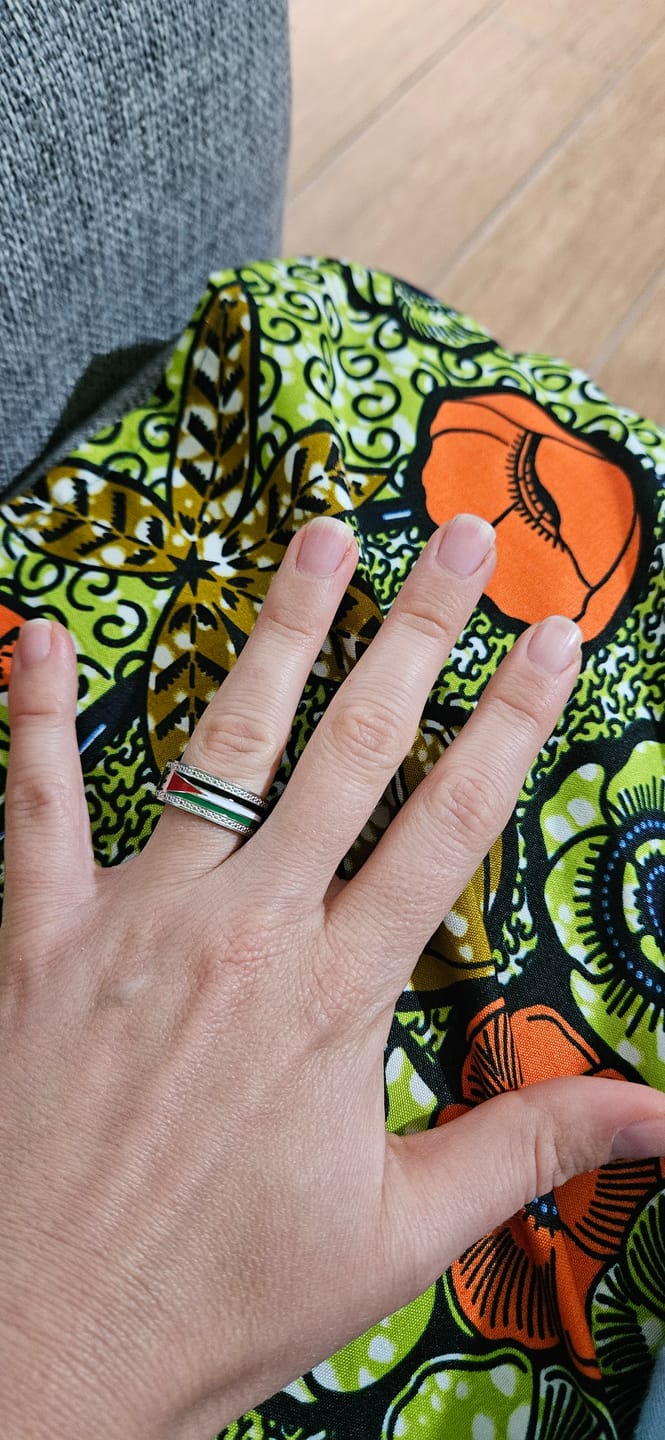 Customer photo review of Palestine Heritage Ring