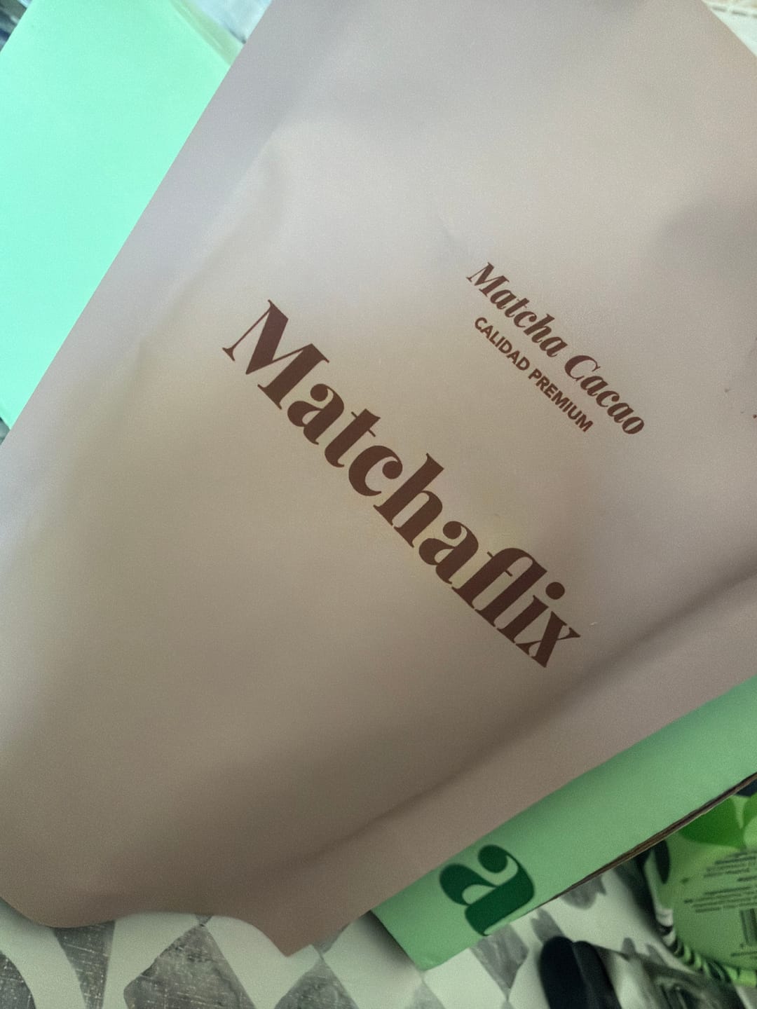 Customer photo review of Té Matcha Premium Cacao