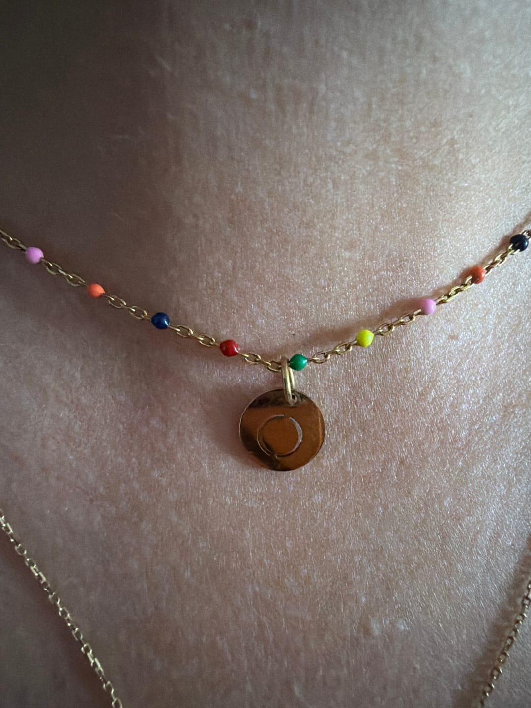 Customer photo review of Collar Letras ABC