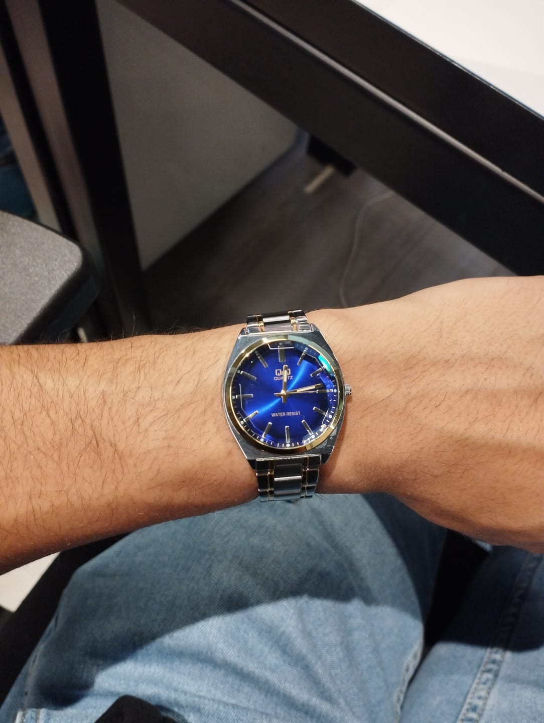 Customer photo review of Reloj Q&Q JDM QB78-412 Cristal Mineral Biselado 36mm