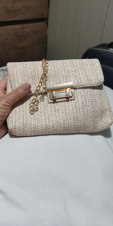 Customer photo review of Sac à Bandoulière Femme Tissé Main Style Old Money Élégant - Sac Manon