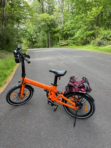 Customer photo review of Tezeus Swift Rear Rack