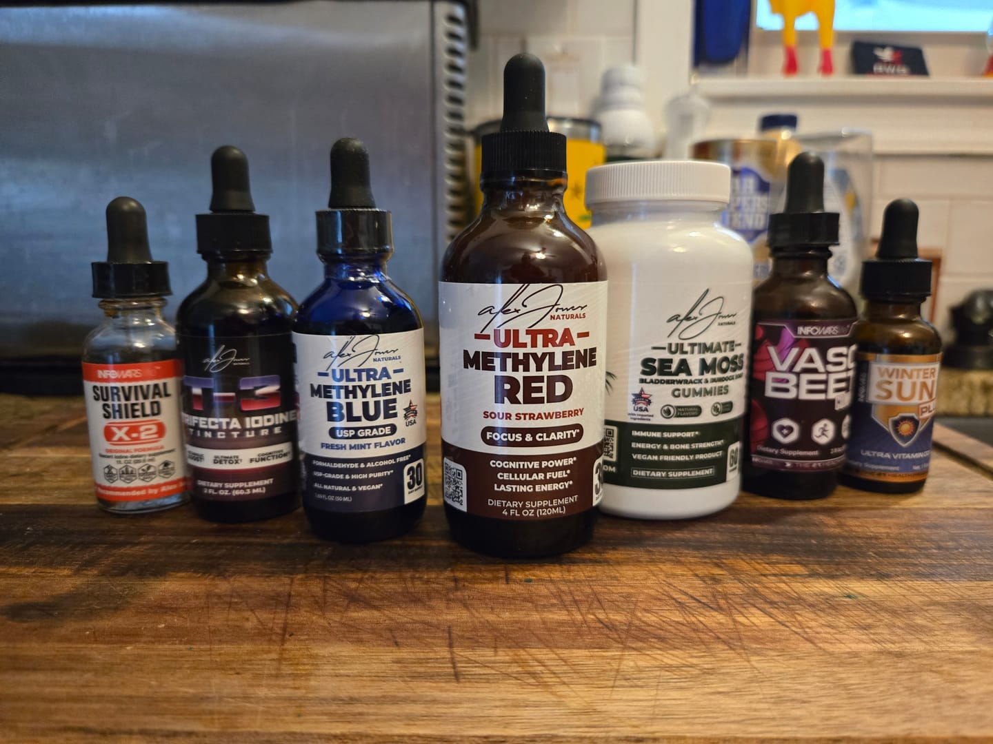 Customer photo review of The Ultra Methylene Red - Sour Strawberry (120ML) (30 Servings)