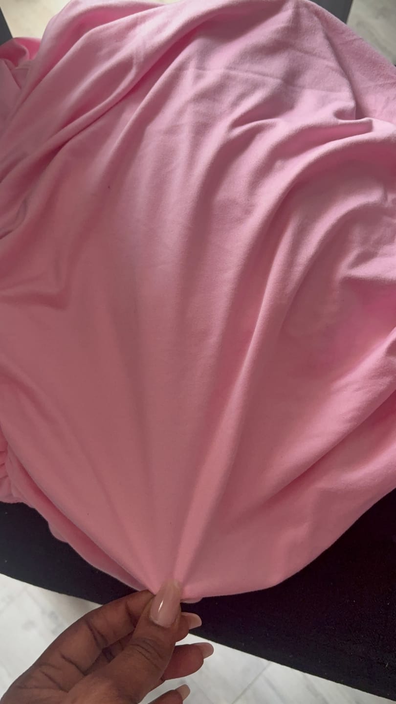 Customer photo review of Crowned Desire Ruched Mini Dress Pink