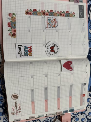 Customer photo review of Coffee Queen Hobonichi Sticker Book