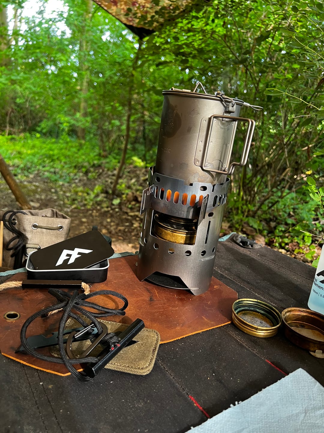 Customer photo review of Pocket Fire Kit | Includes 3" Hive Fire Starter™