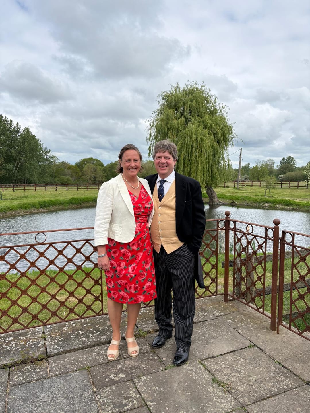 Customer photo review of 'Confident' Dress in Red Tahitian Rose