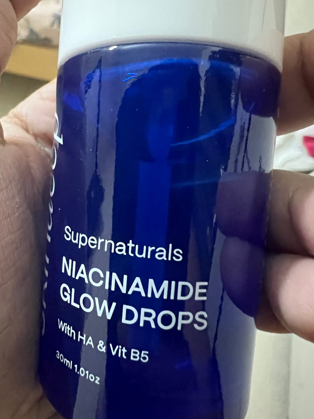 Customer photo review of NIACINAMIDE GLOW DROPS - with HA & Vit B5