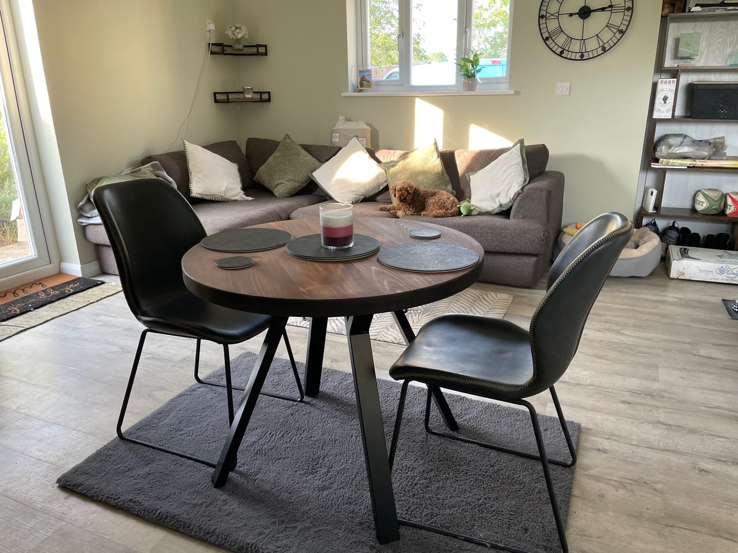 Customer photo review of Round Dining Table