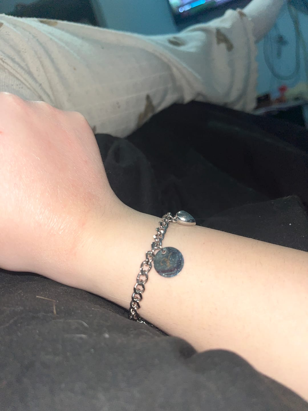 Customer photo review of Magnetic Love Letter Bracelet Set