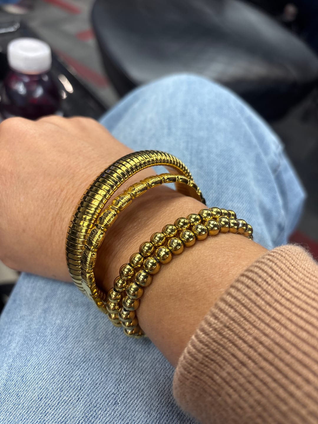Customer photo review of Ibiza Chunky Bangle