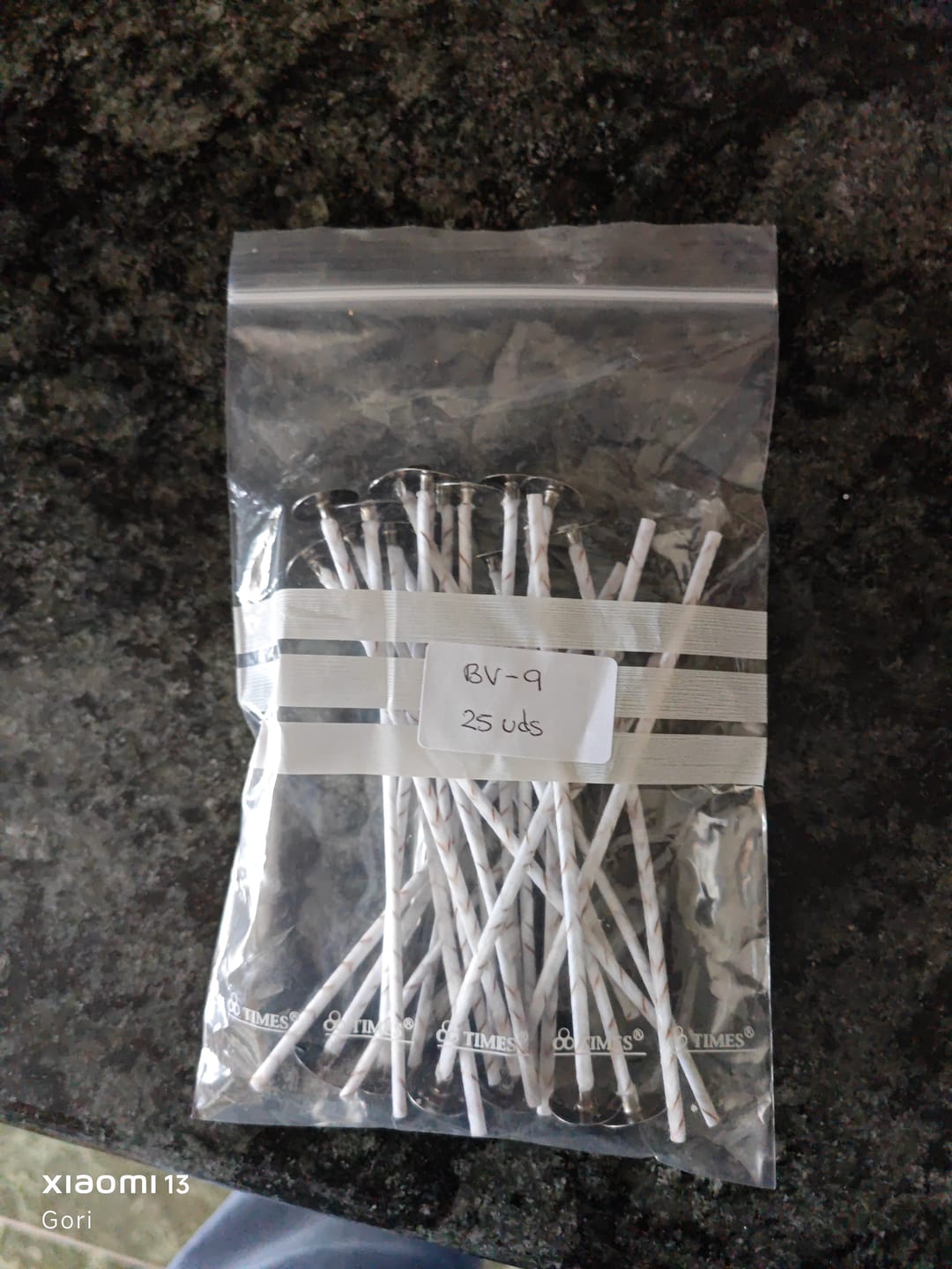 Customer photo review of MECHAS PARA VELAS ENCERADAS Y CORTADAS A MEDIDA