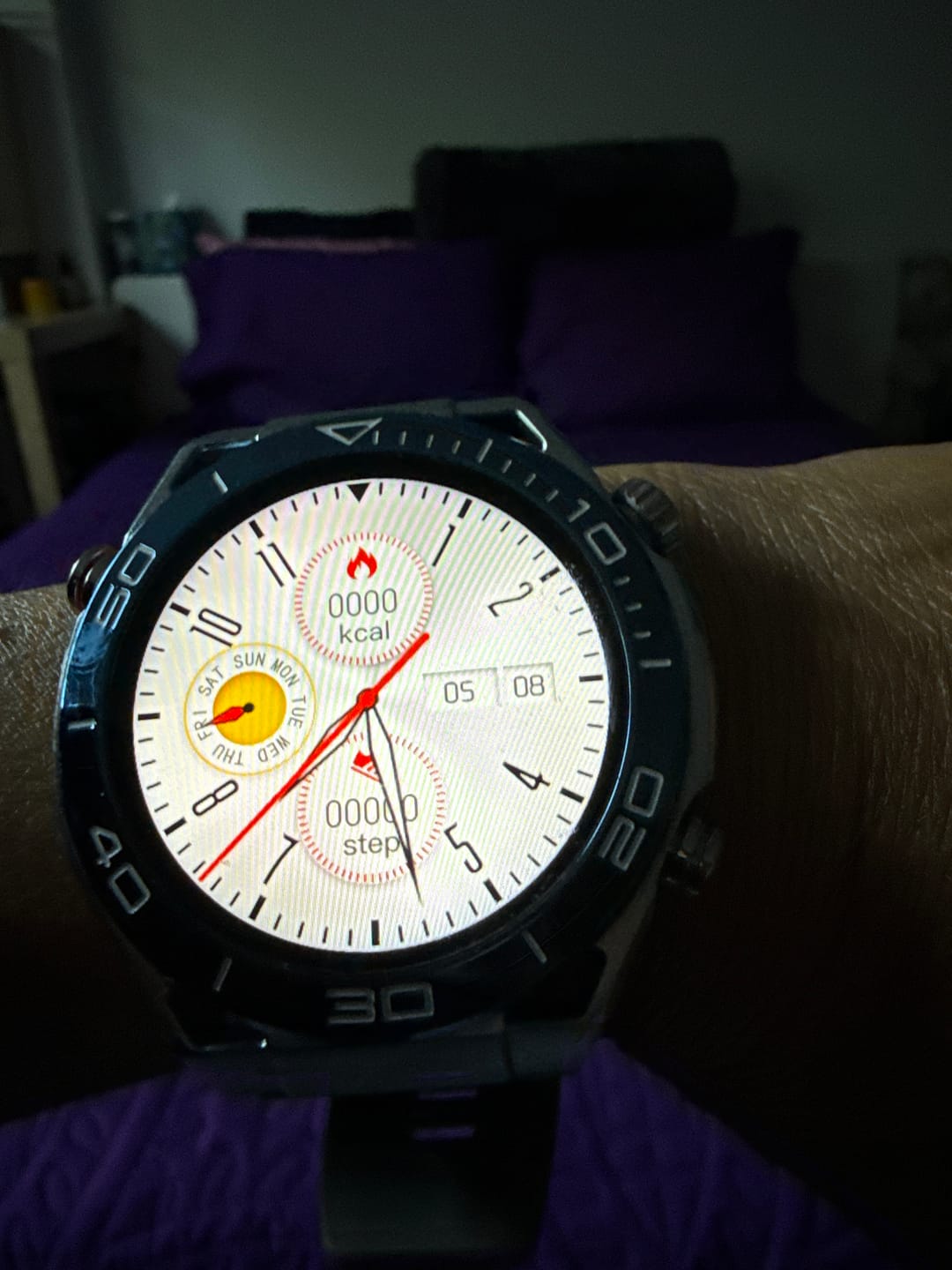 Customer photo review of FITAOS ECG Blood Glucose Blood Pressure Monitoring Bluetooth Talk Sports Smartwatch
