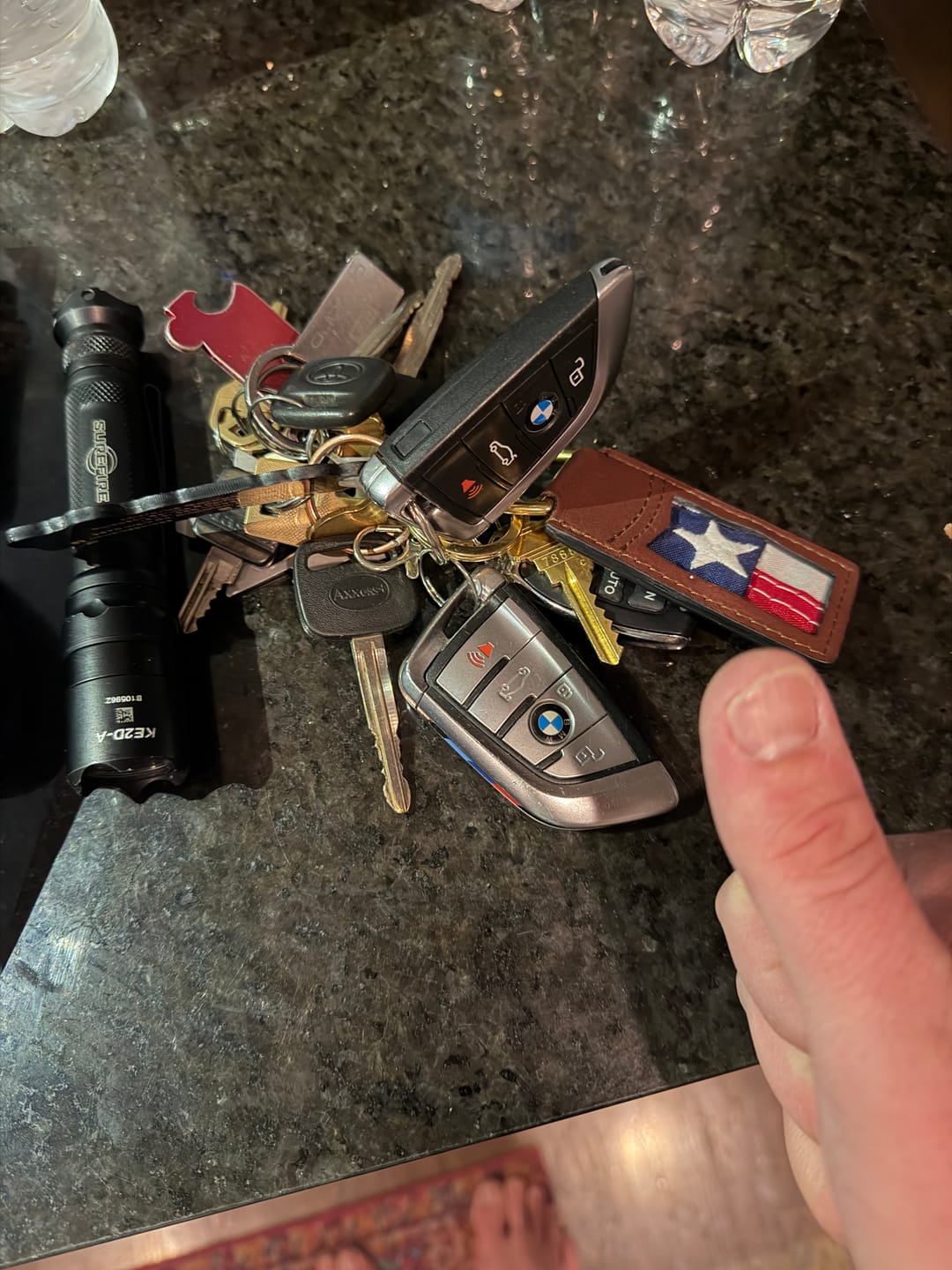 Customer photo review of Liberty Key Ring