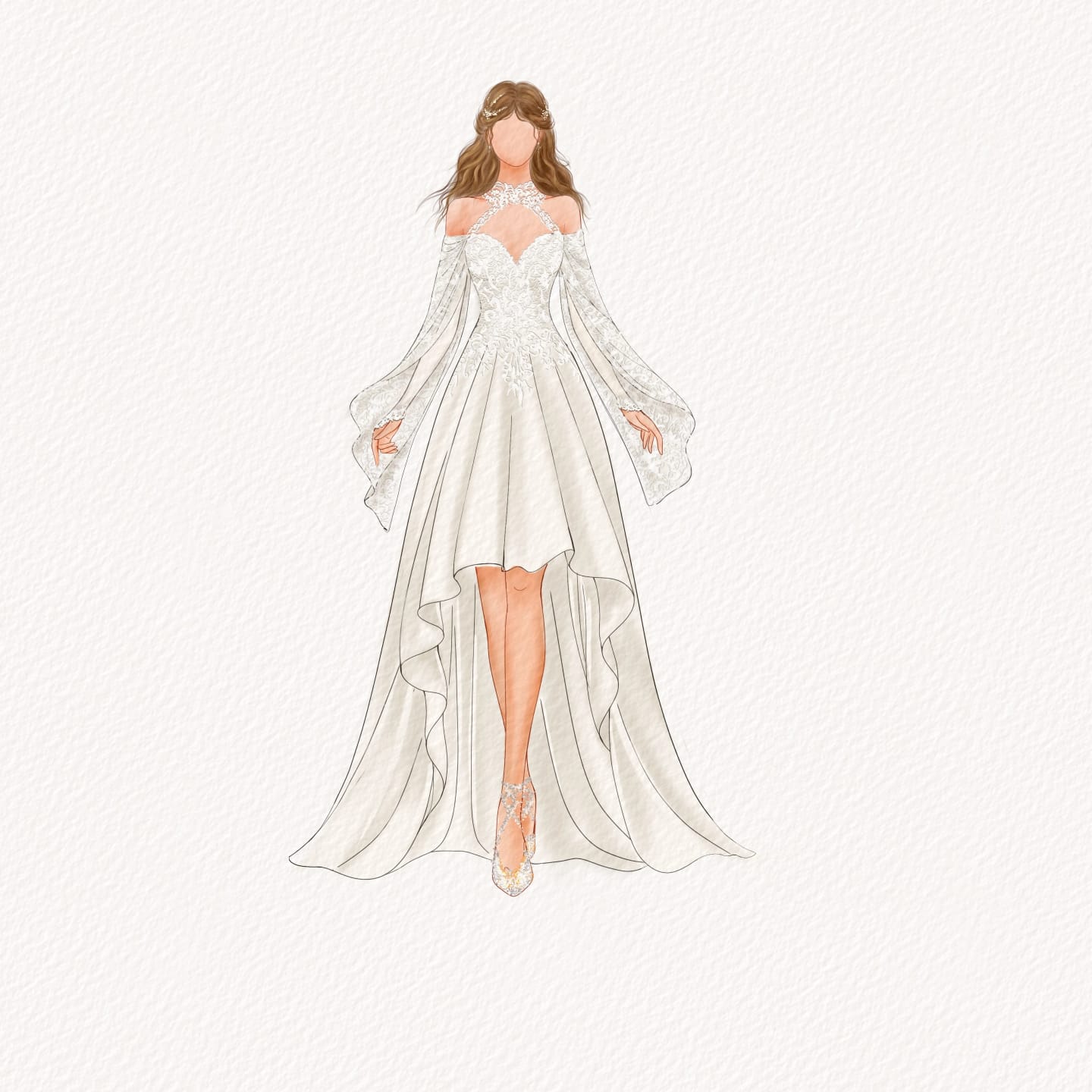 Customer photo review of Gown Sketch