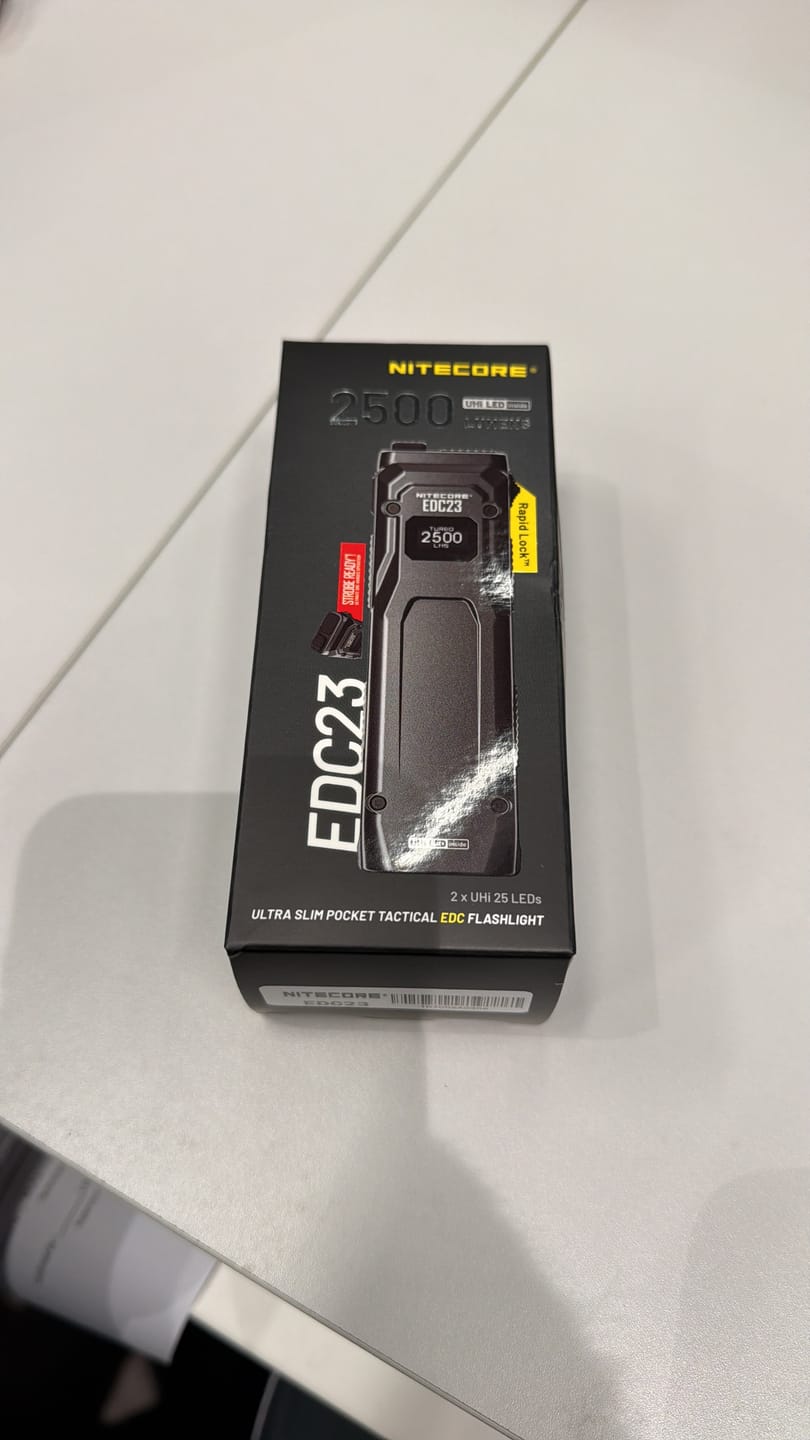 Customer photo review of EDC23 - 2500 lumens