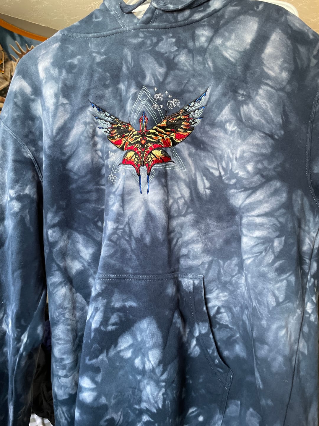 Customer photo review of *PRE-ORDER* Last Shadow Premium Tie Dye Hoodie