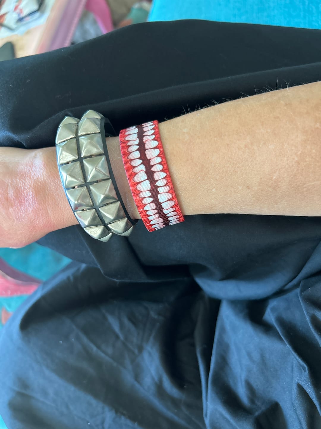 Customer photo review of Creepy Teeth Bracelet!
