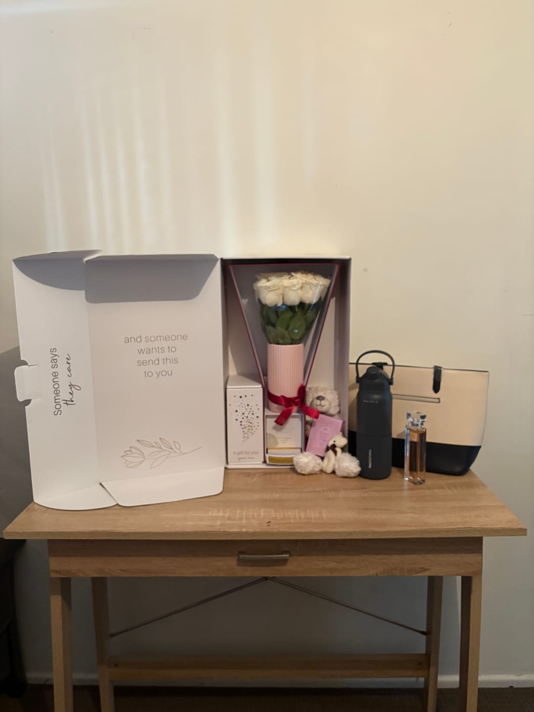 Customer photo review of The Rose Affair - Premium White Roses