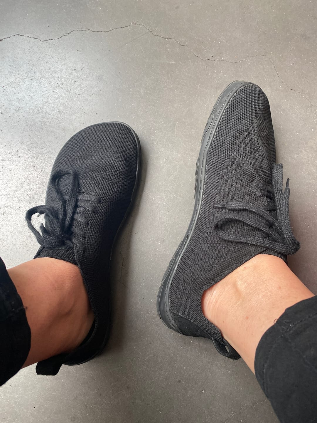 Customer photo review of Vaistoa Iloa | Knitted Barefoot Sneakers