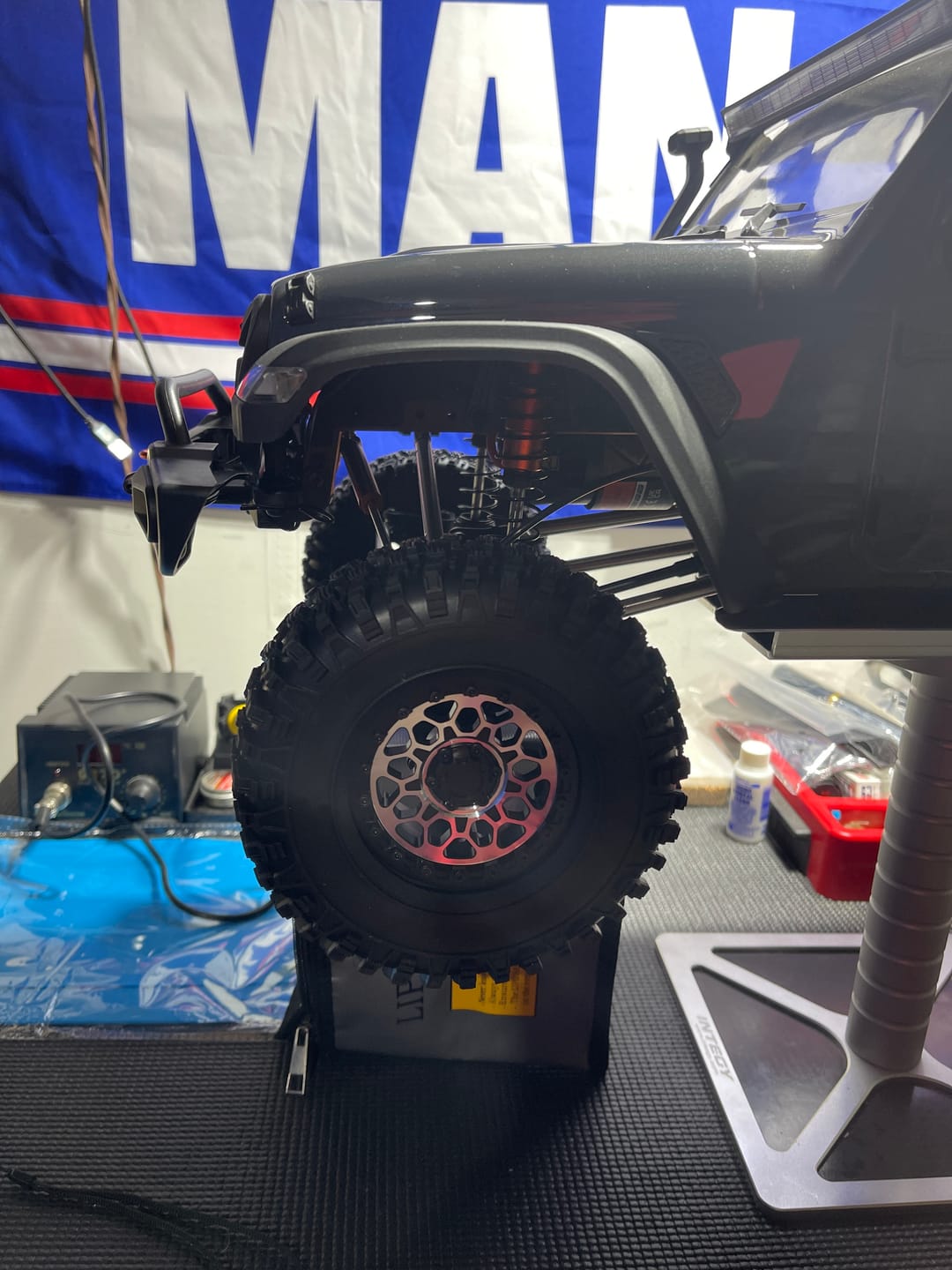 Customer photo review of Aluminum Wheel Hub(4pcs) for 1/7 RC Crawler