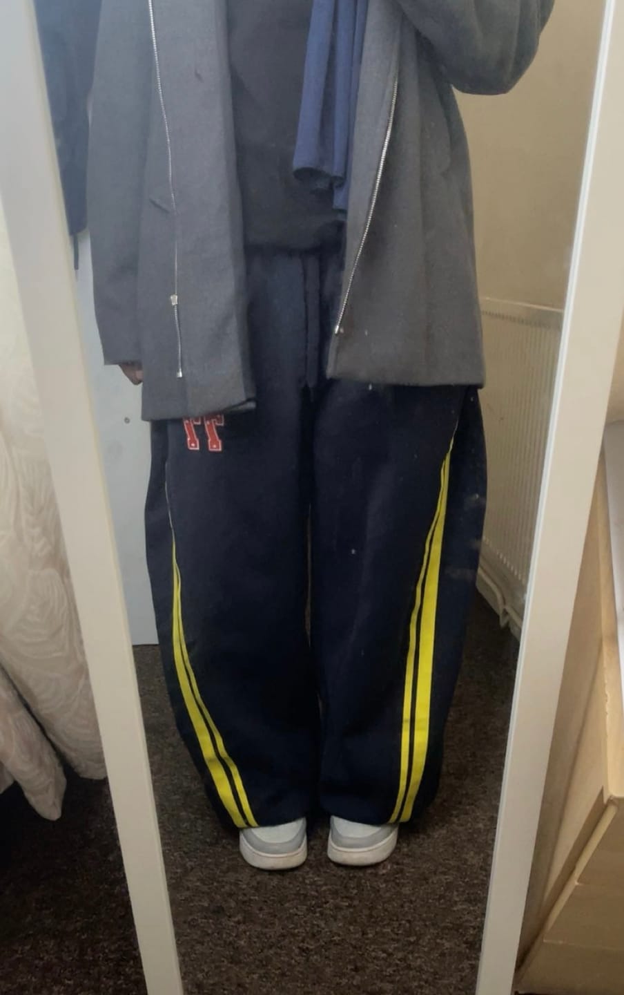 Customer photo review of Aelfric Eden Stripe Baggy Barrel Sweatpants