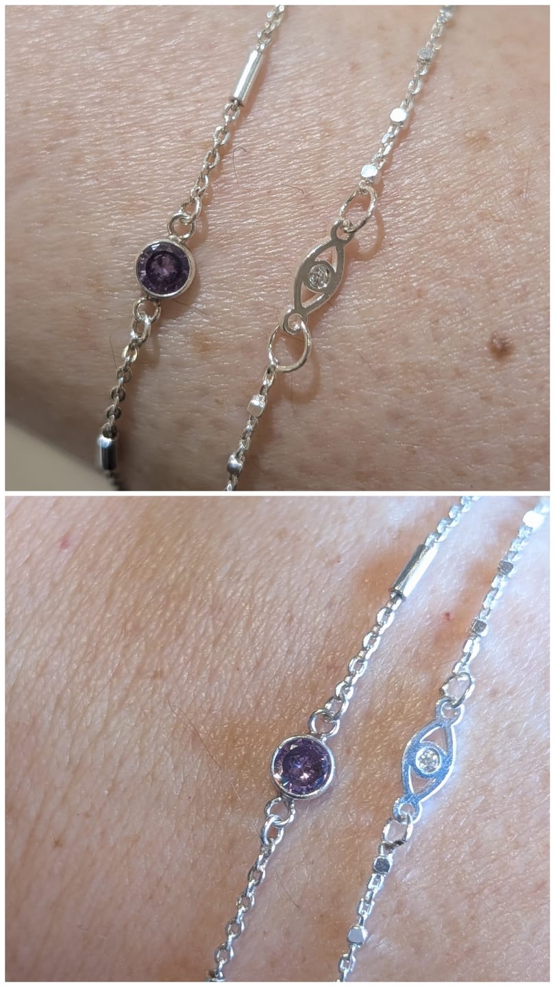 Customer photo review of Permanent Jewelry - Gold Filled/925