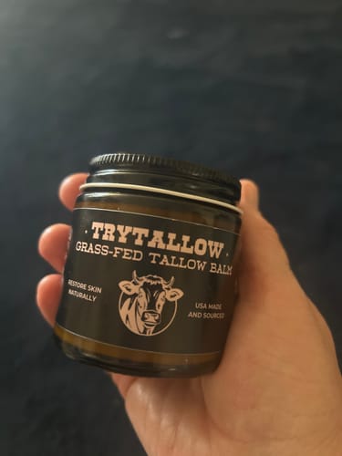 Customer photo review of TryTallow™ Grass-Fed Tallow Balm (4oz)