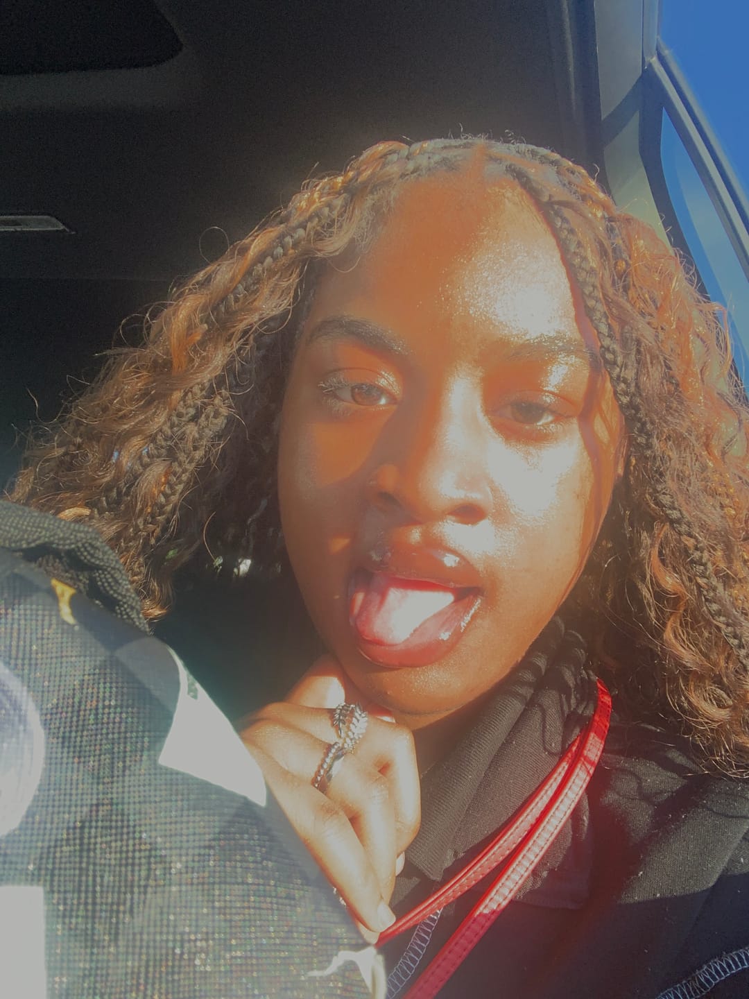 Customer photo review of Sensationnel Premium Too Human Hair Blend 2X Bulk Braids -2X WATER WAVE BULK 18"