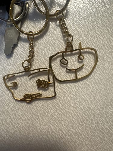 Customer photo review of 【期間限定販売:3/9～3/15】お絵描きが素敵なアクセサリーに大変身♪お絵描きアクセサリー