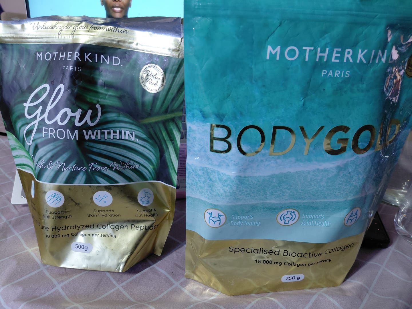 Customer photo review of Glow From Within Collagen - 500g