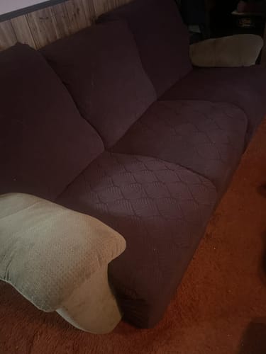 Customer photo review of 100% Waterproof Stretch Recliner Sofa Slipcovers for Pets, Dogs, Kids