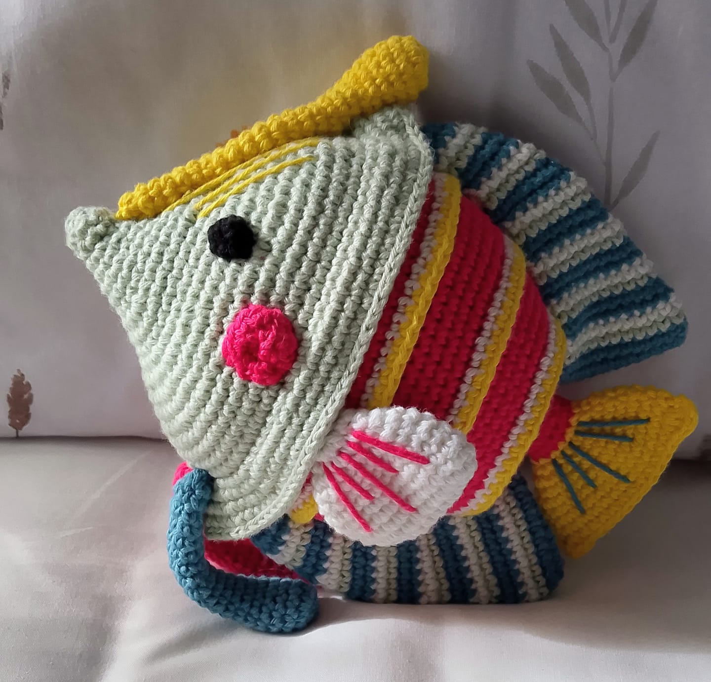 Customer photo review of Ricorumi DK Cotton Yarn – 100% Cotton Mini Balls for Amigurumi & Crochet