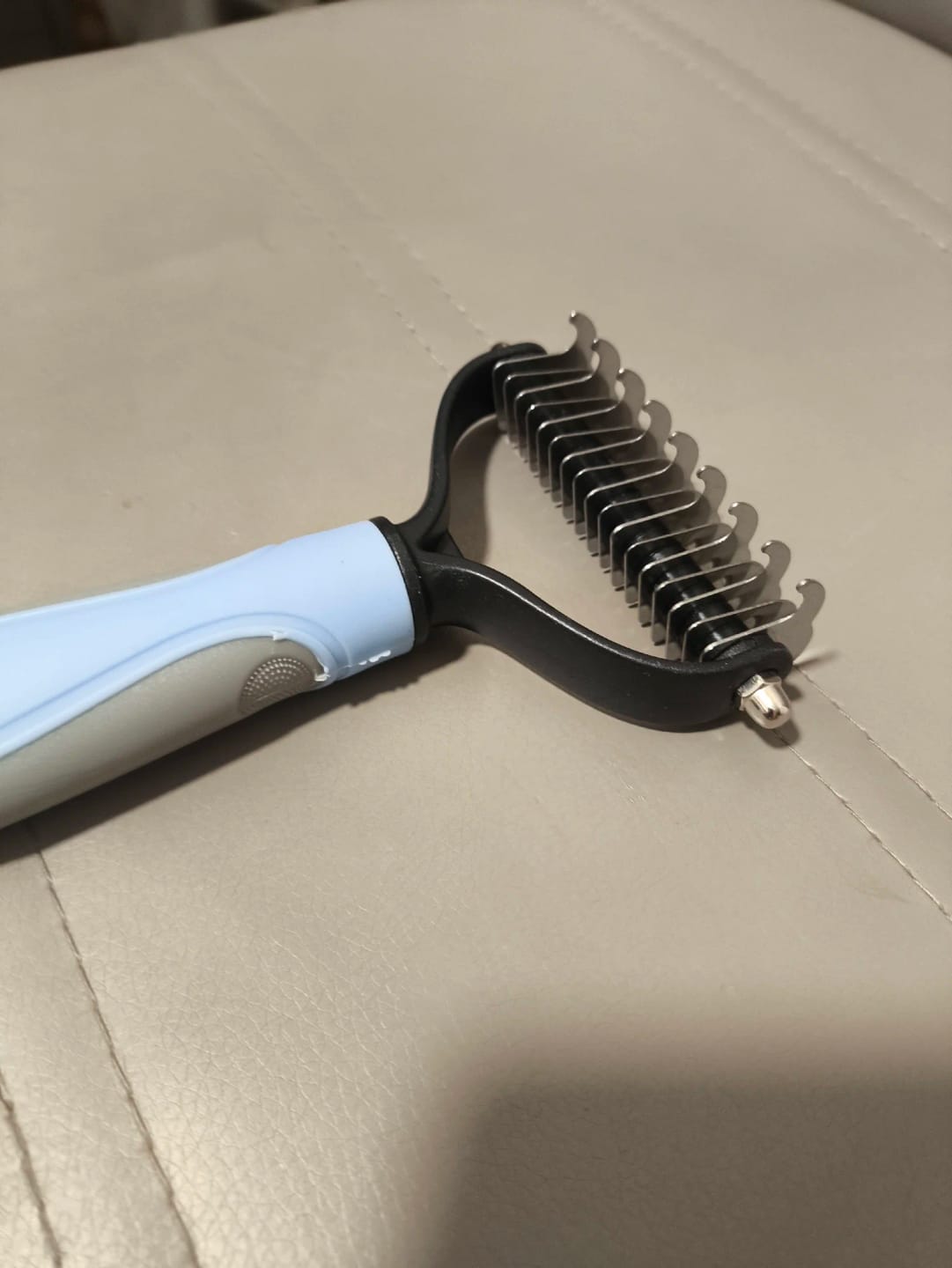 Customer photo review of FurFlow Dog Deshedding Undercoat Rake Brush | Ultimate Dog Grooming Tool